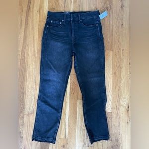 Gap Vintage Slim High Rise Jeans with Washwell (Washed Black)